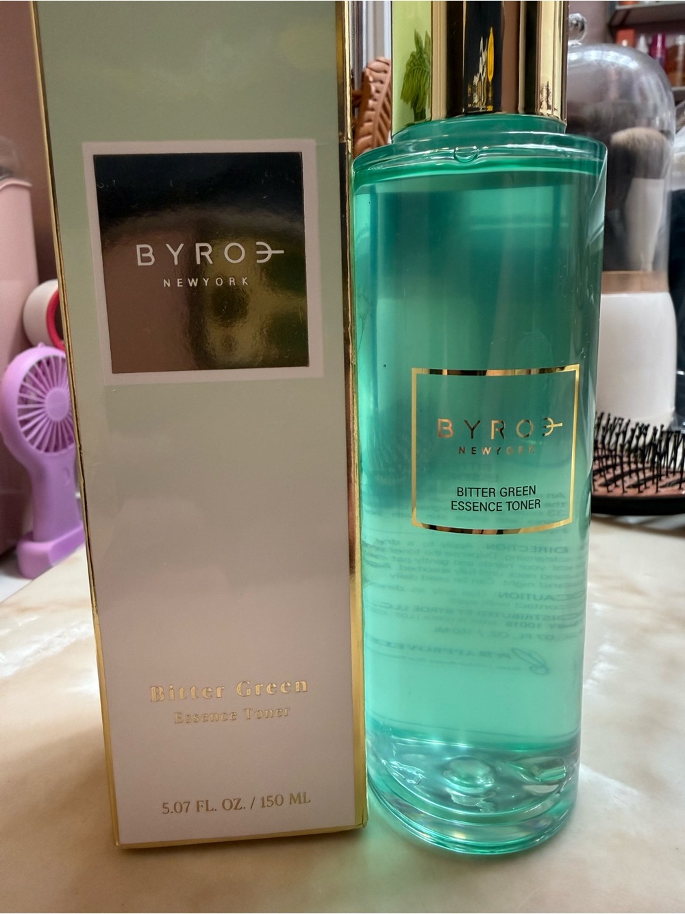 BYROE New York Bitter Green Essence Toner - like new!